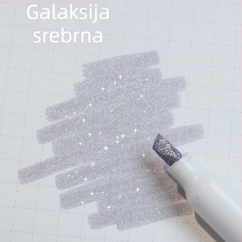 ML-887 Plastični highlighter s jednim vrhom, neizbrisiv, u vrećici