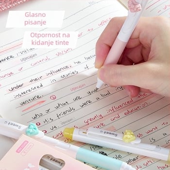 Kappa bear gel pero, serija Press the gel pen, plastično kućište, neizbrisivo, vrh od nehrđajućeg čelika