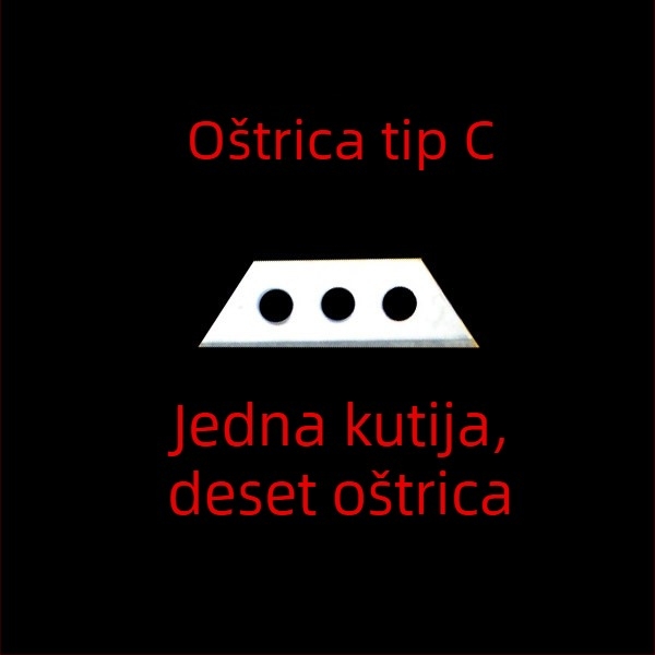 Sigurna otvarač kutija i paketa, ABS plast, model Jc-1001, šifra Jc-1001abc, 40 g