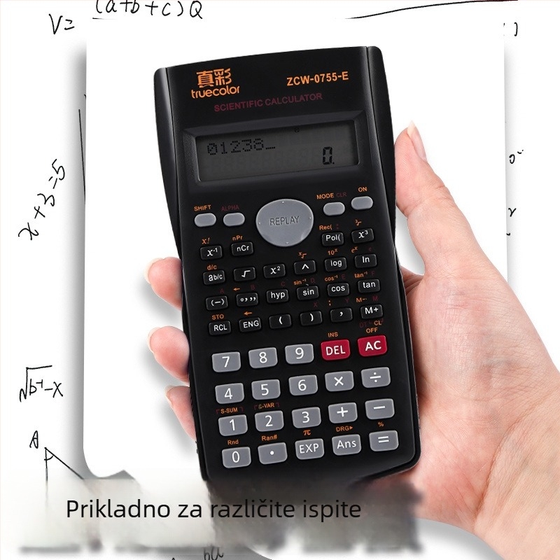 Funkcijski kalkulator True Color, model DZJSQ-0925, šifra ZCW-0755, 240 funkcija