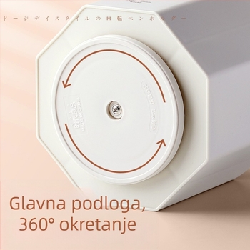 Rotirajući držač olovaka, hexagonalnog oblika, ABS materijal, model FZ-2469-5M