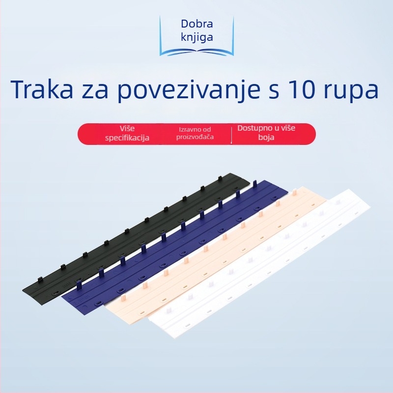 Klip za vezivanje — plastični, Good bookman (Brend: Good bookman; Materijal: Plastika; Tip proizvoda: Klip za vezivanje)