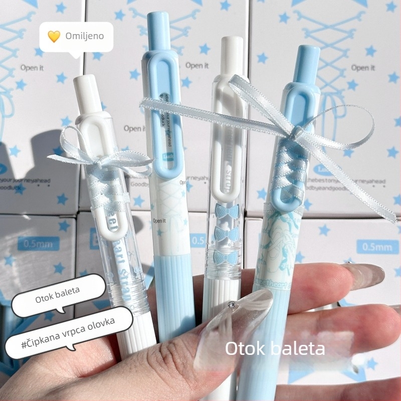 Gel olovka, marka Hundred Seven, serija Cute, vrh tip: St tip, mehanizam klika