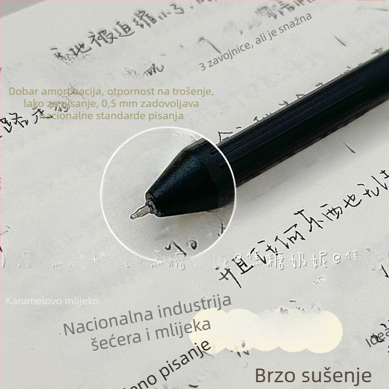 Pero s četkom velike kapacitete, pritisni mehanizam, ST glava, brzo sušenje, plastično kućište