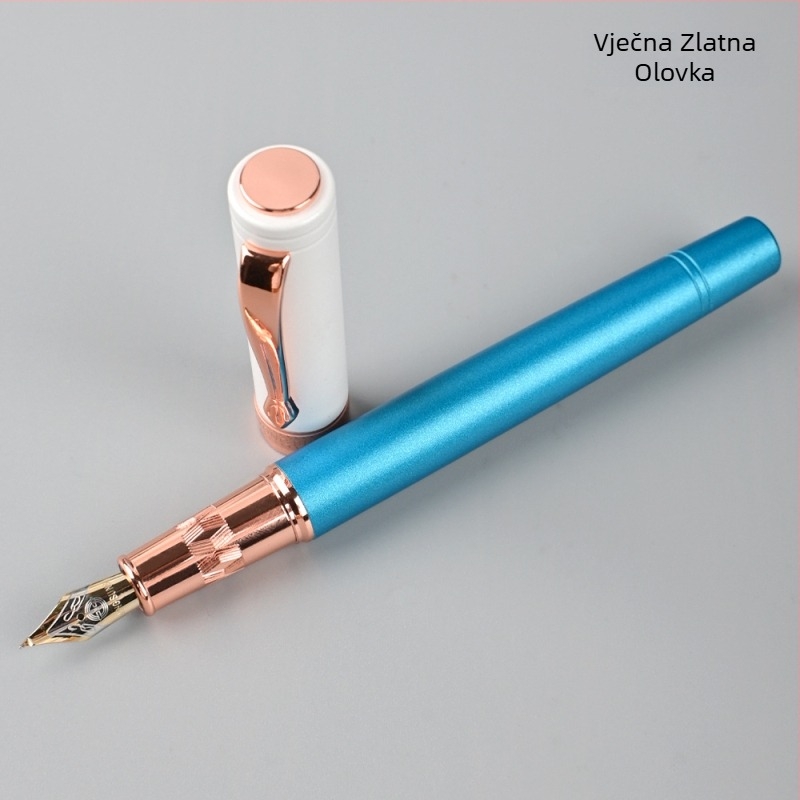 Nalivno pero 9717 – metalno kućište, iridijski vrh, rotirajući sustav dopune tinte (Model: 9717; Kućište: metal; Vrh: iridij; Dopuna tinte: rotirajući)
