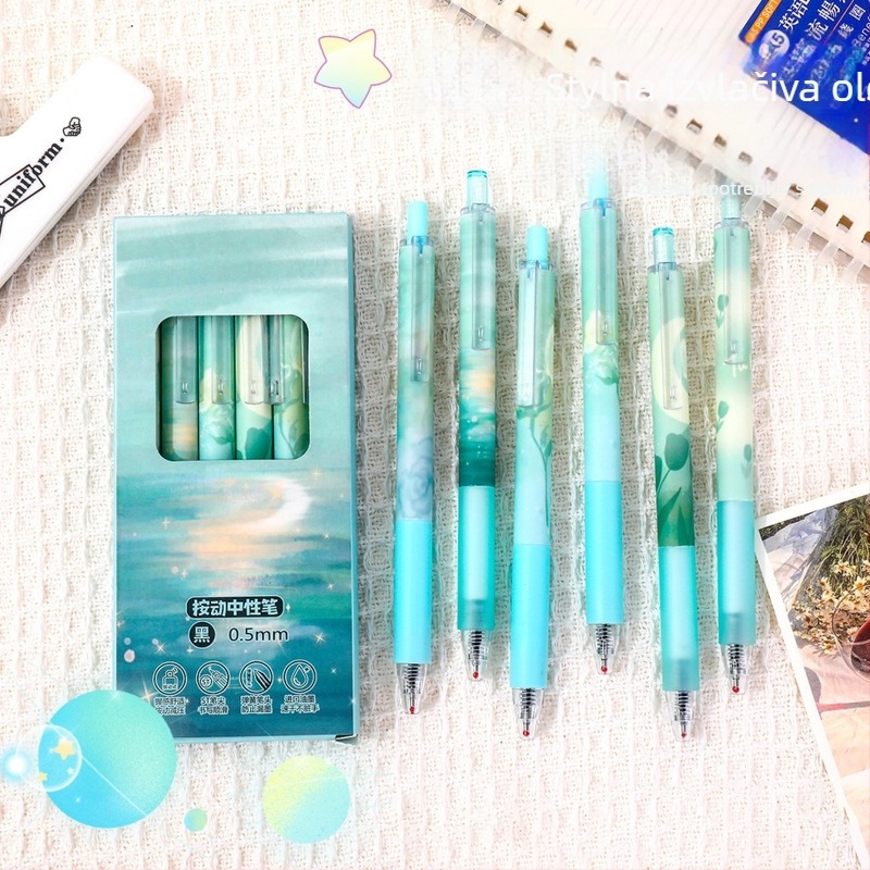 Četkasto pero za ispite (plastično kućište, neizbrisivo, vrh od nehrđajućeg čelika)