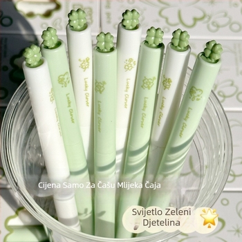 Četverolistno djetelinsko pero s rotirajućim mehanizamom, paket od 4 kom