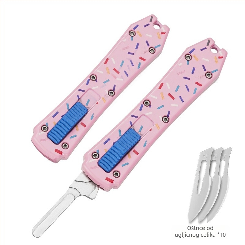 Seniya Višenamjenski nož za rezanje — čelična oštrica, debljina oštrice 5.5, težina 100 g, model Utility Knife