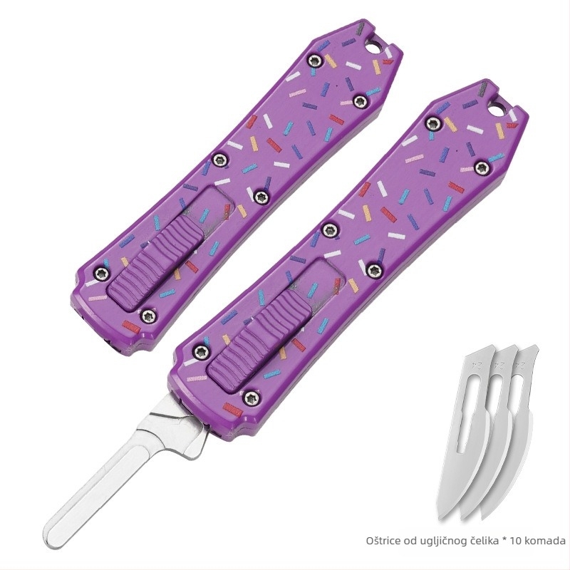 Seniya Višenamjenski nož za rezanje — čelična oštrica, debljina oštrice 5.5, težina 100 g, model Utility Knife