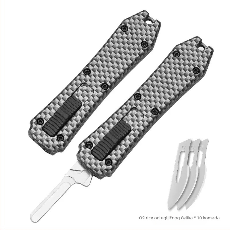 Seniya Višenamjenski nož za rezanje — čelična oštrica, debljina oštrice 5.5, težina 100 g, model Utility Knife