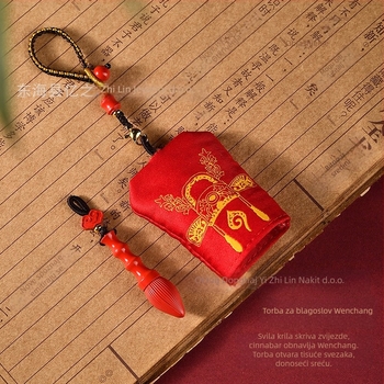 DIY komad nakita – cinnabar materijal, ručno pletenje, Yi zhilin marka, proljeće 2025 originalni dizajn