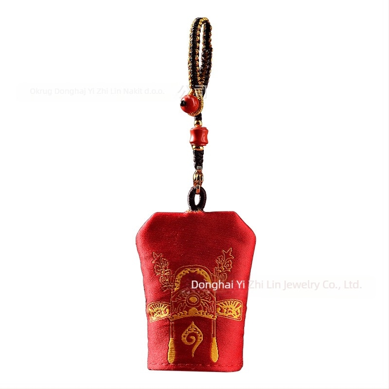 DIY komad nakita – cinnabar materijal, ručno pletenje, Yi zhilin marka, proljeće 2025 originalni dizajn