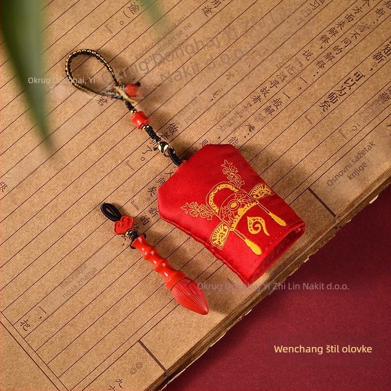 DIY komad nakita – cinnabar materijal, ručno pletenje, Yi zhilin marka, proljeće 2025 originalni dizajn