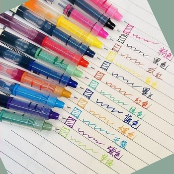 Drugo plastično gel rollerball pero s kapicom koja se uklanja, wolfram vrh, neizbrisivo