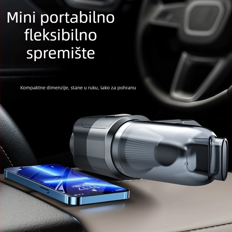 Bežični ručni usisavač za auto, 7,4V, 50W, 4000Pa, punjiv, Huiju Technology