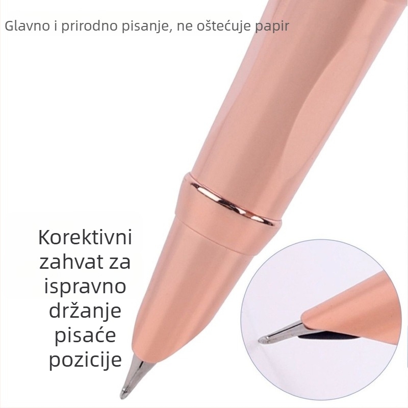 Nalivpero 30020M za učenike, metalno kućište, iridijeva vrh 0,38 mm, tinta opće namjene, kutija od 12 kom