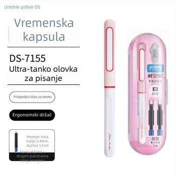 Dotting DS-7155 Čelična olovka, dizajn Space Capsule, EF vrh, patrone za mastilo
