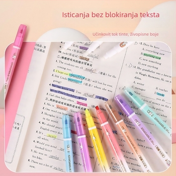 Genvana Jin Wannian Prirodna Boja Serija – Izbrisivi Dvostrani Marker za Bilješke i Akvarelni Flomaster s Promjenom Boje, Model G-0545
