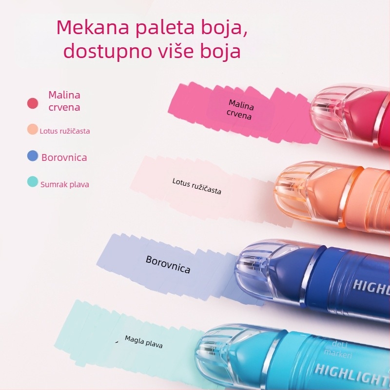 Deli SK205 marker za učenike, plastično kućište, pakiran u kutiju, jednostrani vrh