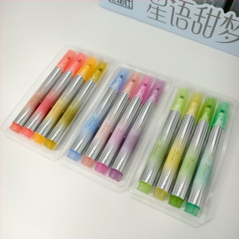 Marker za označavanje s nagibnim vrhom, plastično kućište, 24 seta u izložbenoj kutiji, 288 setova u kartonu (Brand: Collection Society)