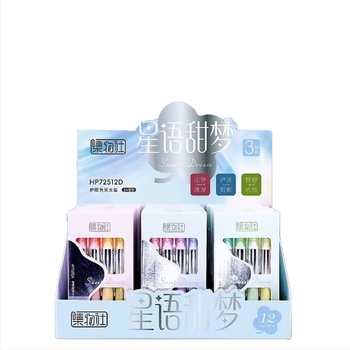 Marker za označavanje s nagibnim vrhom, plastično kućište, 24 seta u izložbenoj kutiji, 288 setova u kartonu (Brand: Collection Society)