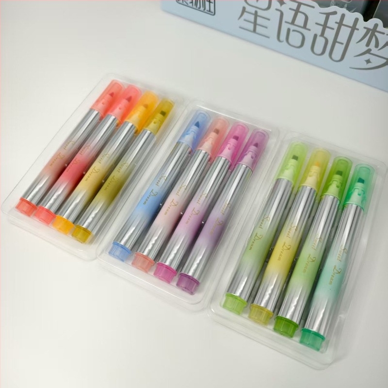 Marker za označavanje s nagibnim vrhom, plastično kućište, 24 seta u izložbenoj kutiji, 288 setova u kartonu (Brand: Collection Society)