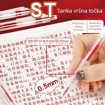 New Pomelo Good Looks ballpoint kemijska olovka – nehrđajući čelik vrh, mehanizam pritiskanja, poklon kutija, za nastavnike
