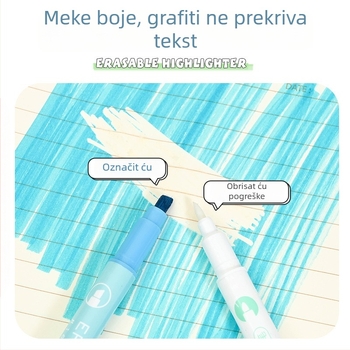 Marker za podcrtavanje s 6 boja, model WD-1085-6, plastično kućište, ispis logotipa, mogućnost privatne etikete