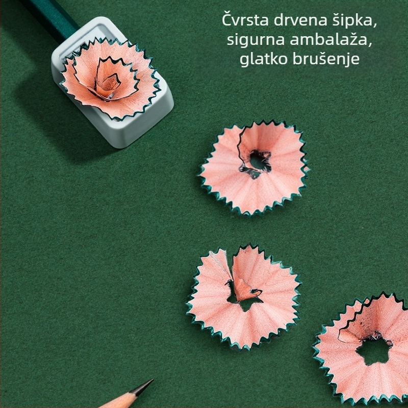 Deli drvene olovke 58104 – olovke za pisanje i skicu za učenike, 10 komada