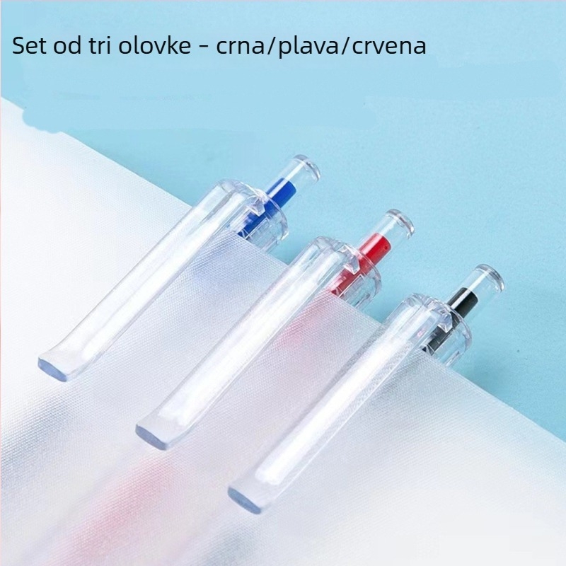 Kuglična kemijska olovka s crnim karbonskim tintom, ručka Cloud grip, vrh od volfram-karbida; za pisanje, ispite i potpisivanje
