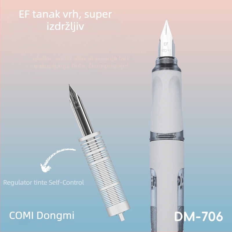 Dongmi DM-706 dječje pero s EF vrhom, zamjenjiva tinta za vježbanje pisanja
