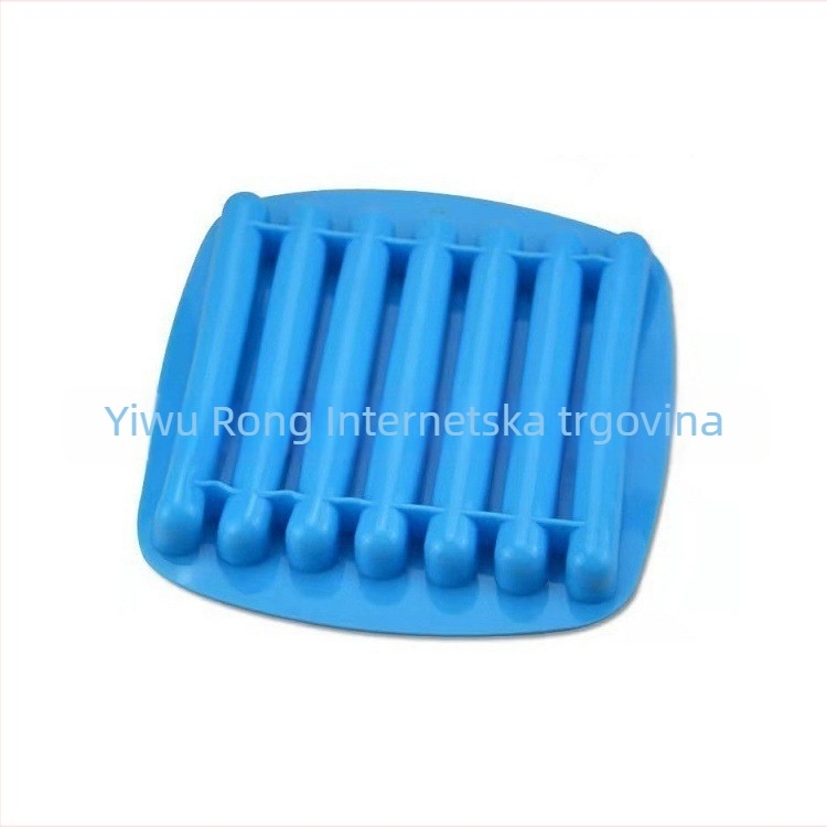 Set silikonskih kalupa za pečenje, 7 komada dugih traka, nepravilnog oblika, cilindrični kalup za puding i čokoladu