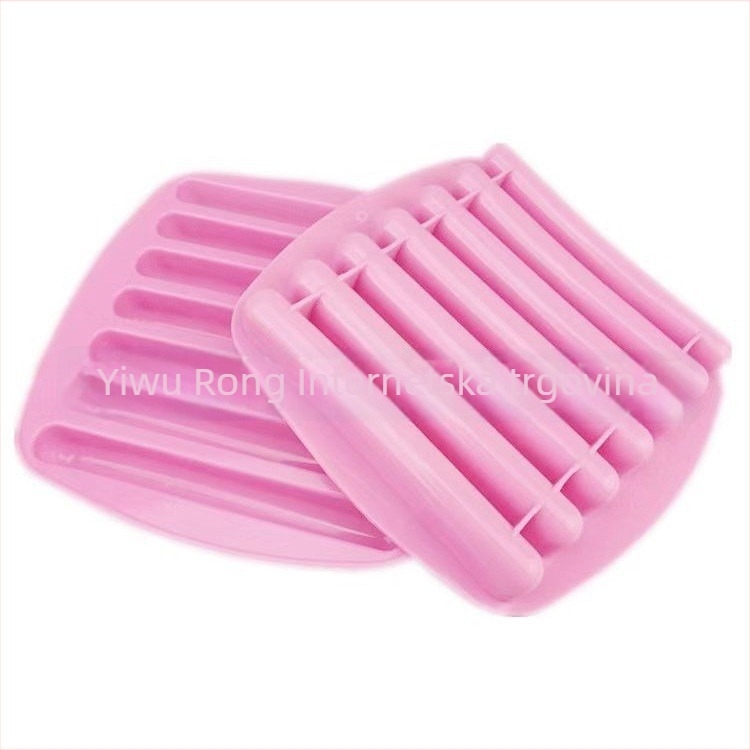 Set silikonskih kalupa za pečenje, 7 komada dugih traka, nepravilnog oblika, cilindrični kalup za puding i čokoladu