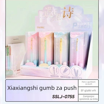 SSLJ-0755 set pera s kartridžnom tintom, nehrđajući čelik vrh, 16 komada u kutiji