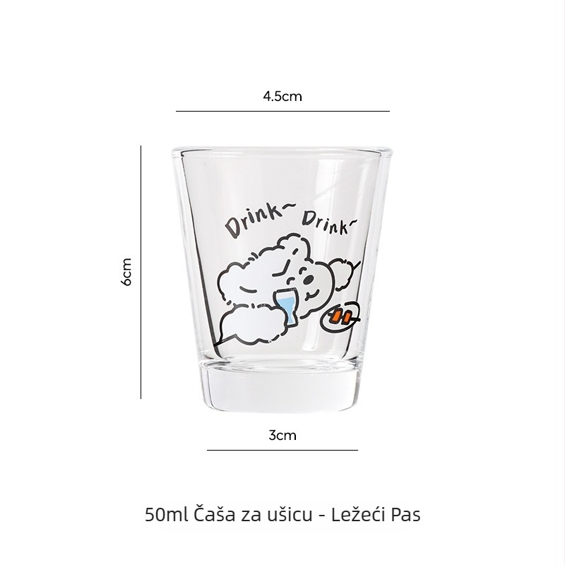 Companion čašica za alkohol s dizajnom znakova zodijaka, kapacitet 1–100 ml, staklo, prilagodljivo, pakiranje u papirnatoj kutiji