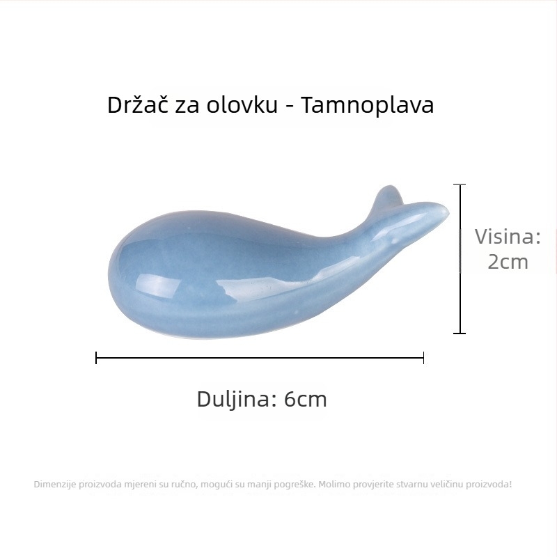 Keramički držač za četkice s motivima životinja za kaligrafiju, KTBG-07