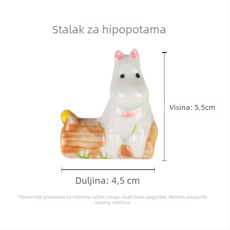 Keramički držač za četkice s motivima životinja za kaligrafiju, KTBG-07