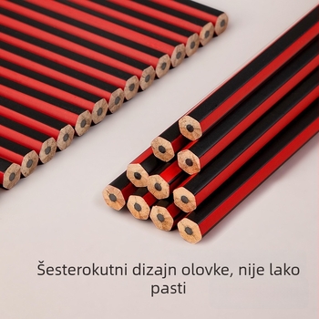 Drvena šestokutna olovka HB/2B grafit – Deli 33158/33159 za pisanje i crtanje, vježbanje za učenike