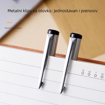 Metalno pero za fountain, model 382, laserski logotip, push-pull sustav dotoka tinte, metalni vrh