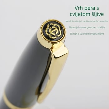 Hero E101 pero s iridijevim vrhom, u poklon kutiji s atramentom – elegantno poslovno pero za pisanje i potpisivanje.