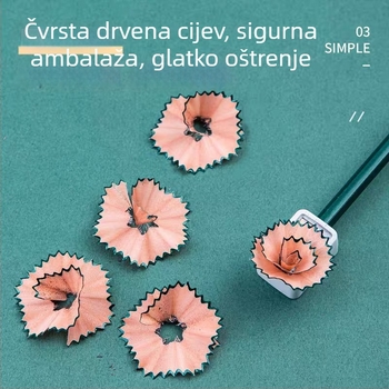 Deli drveni šestostranični olovka HB/2B, broj proizvoda 58104-HB/2B