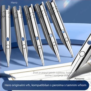 Zamjena pera HERO za nalivperu, metalno kućište, bez logotipa
