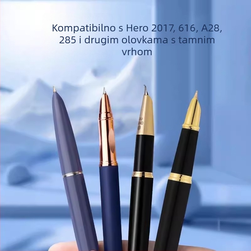 Zamjena pera HERO za nalivperu, metalno kućište, bez logotipa