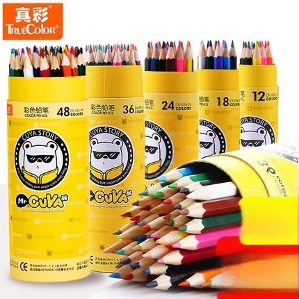 Truecolor 036 set kolor olovaka, tema Secret Garden, za učenike, s papirnatom kućištem