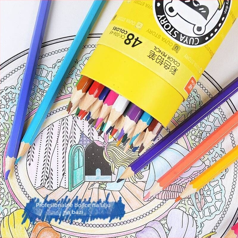 Truecolor 036 set kolor olovaka, tema Secret Garden, za učenike, s papirnatom kućištem