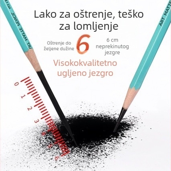 Matna olovka za skicu s neprekidnim jezgrom i ne-reflektirajućim grafitom (tvrdoća: 4H; kućište: plastika; model HG15615441; pakiranje: osnovno)