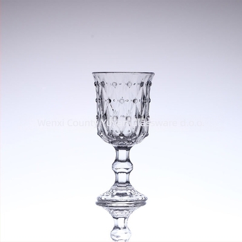 Čaša za vino – Staklo, Vintage stil, 238 g, Značka YN, Pojedinačno pakiranje