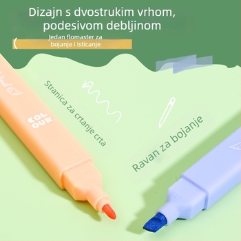 Dvostrani marker za označavanje Morandi plastike, model  A0050, za učenike, zaštita očiju