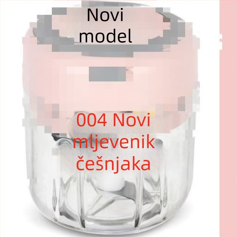 Bežični mini usitnjivač češnjaka s 3 oštrice, 3 brzine, kapacitet <1 L, do 10 000 rpm, ≤36 V
