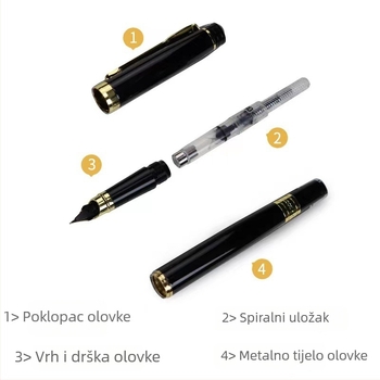 Hero 3802 nalivno pero – poslovni poklon, iridijsko pero, graviranje logotipa po želji